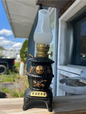 Vintage stove oil lamp